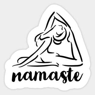 Namaste Sticker